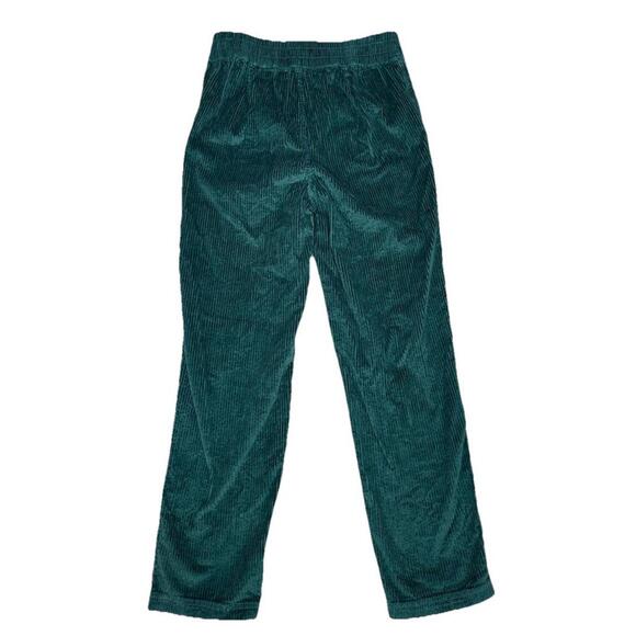Pact Womens M Green Organic Cotton Corduroy High Rise Straight Leg - Picture 4 of 8